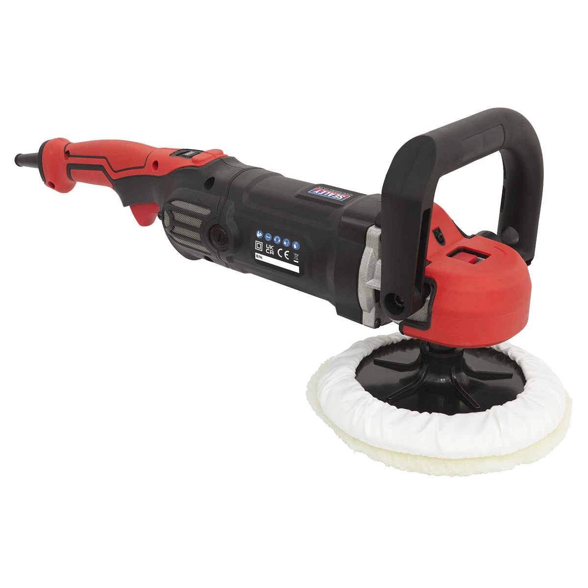 Sealey MS925PS Sander/Polisher Ø180mm Variable Speed 1400W/230V Sealey