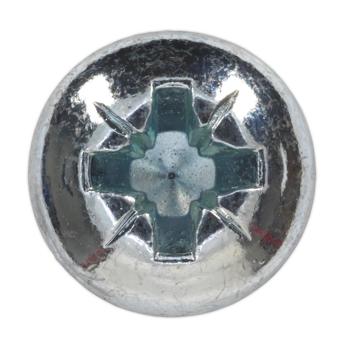 Sealey MSP620 Machine Screw M6 x 20mm Pan Head Pozi Zinc Pack of 50 Sealey