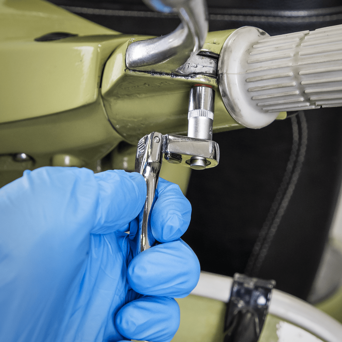 Siegen S01254 Micro Flexi-Head Ratchet Wrench 1/4"Sq Drive Sealey