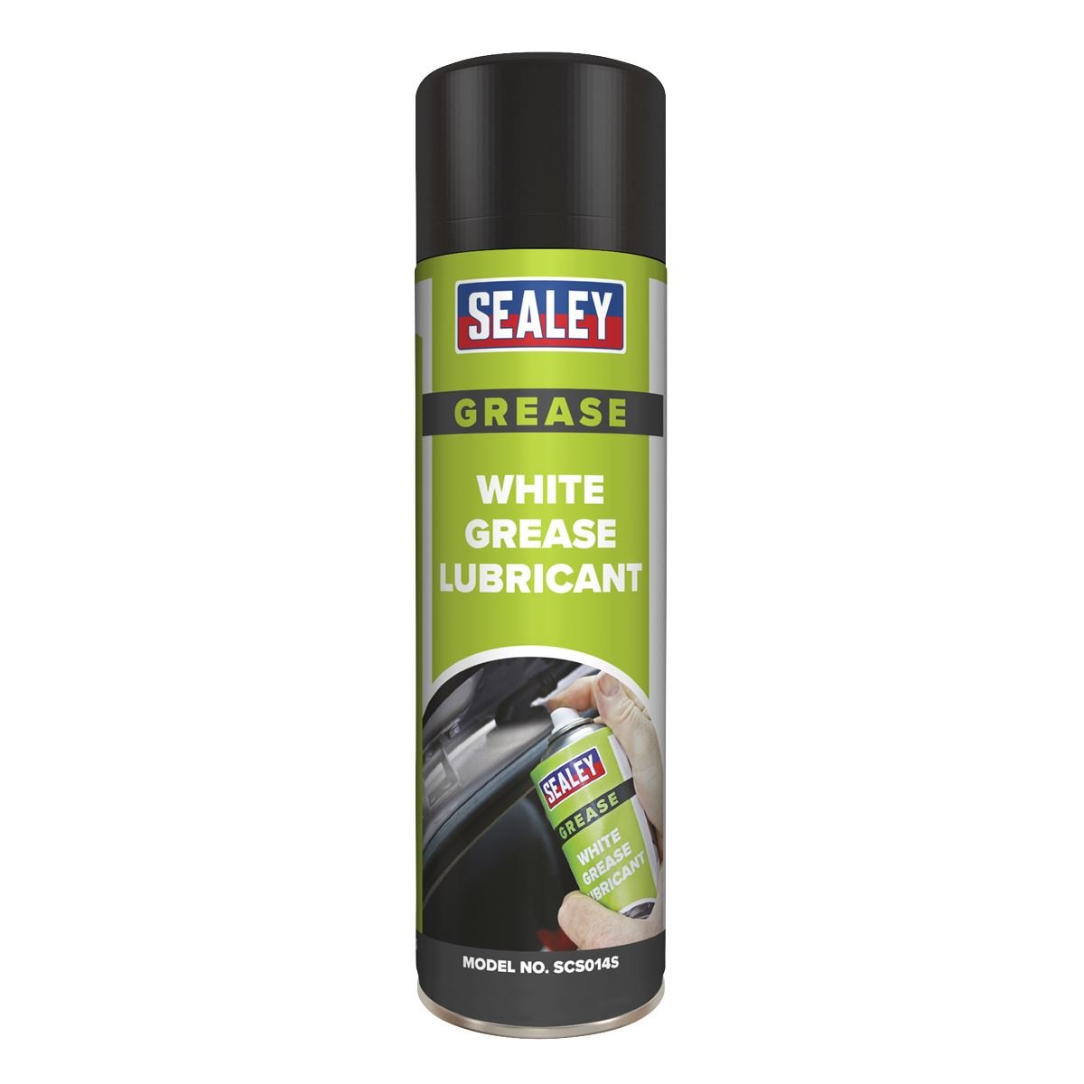 Sealey SCS014S White Grease Lubricant 500ml Sealey