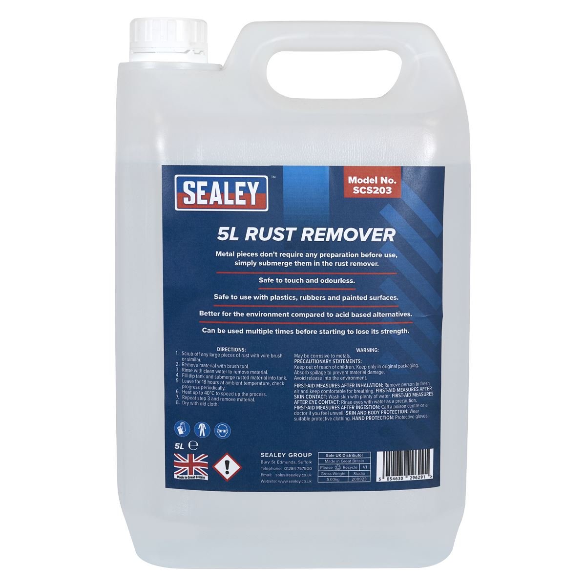Sealey SCS203 Rust Remover 5L Sealey