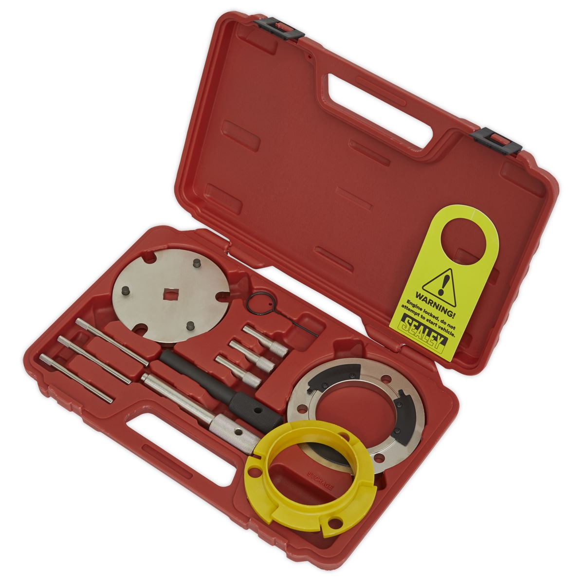 Sealey VSE5841A Diesel Engine Timing Tool & Injection Pump Tool Kit - 2.0D 2.2D 2.4D Duratorq - Chain Drive Sealey