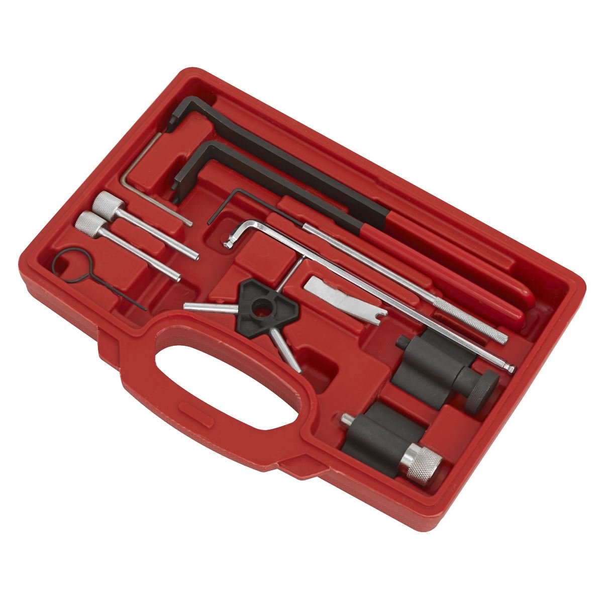 Sealey VSE5951 Diesel Engine Timing Tool Kit - for VAG Dodge Ford Mitsubishi - 1.2D/1.4D/1.6D/1.9D/2.0D - Belt Sealey