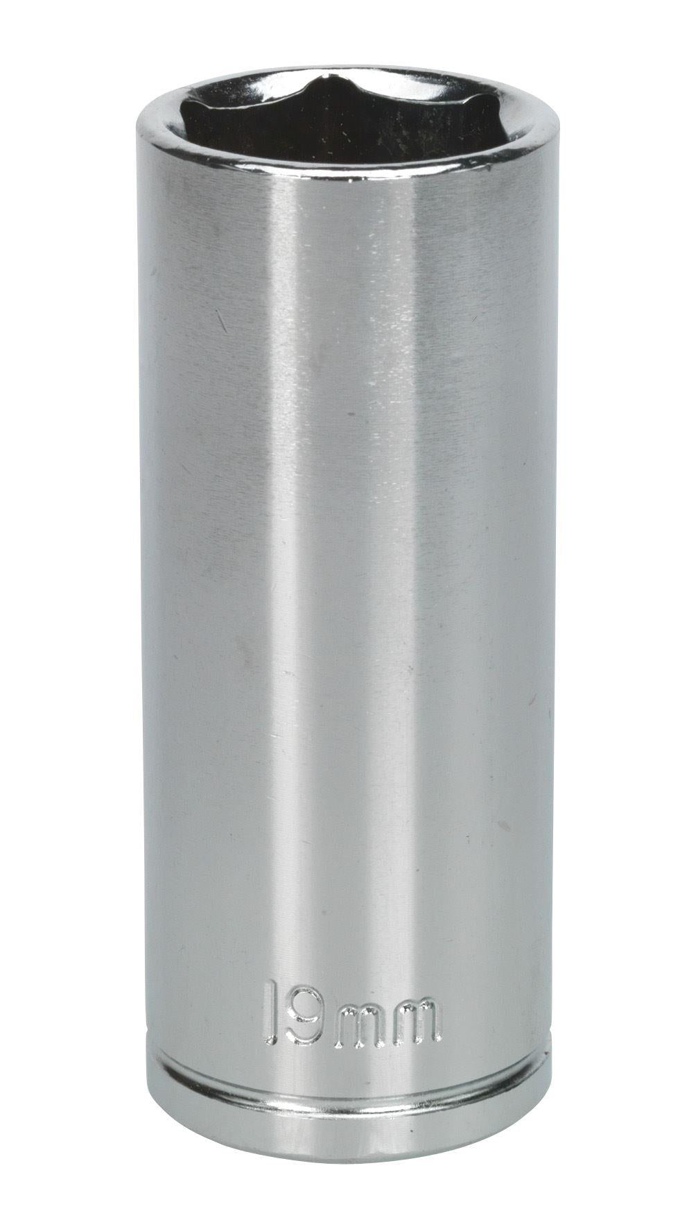 Siegen S0597 WallDrive® Socket 19mm Deep 3/8"Sq Drive Siegen