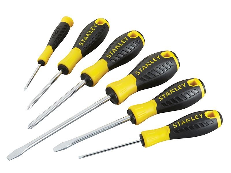 Stanley 0-60-208 Essential Screwdriver Set 6 Piece STA060208 Stanley