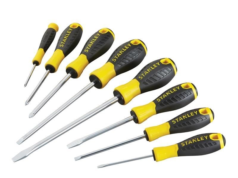 Stanley 0-60-210 Essential Screwdriver Set 8 Piece STA060210 Stanley