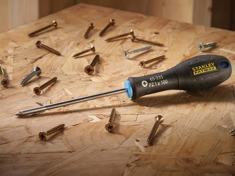 Stanley FatMax Screwdriver Pozidriv Tip PZ1 x 100mm STA065335 Stanley