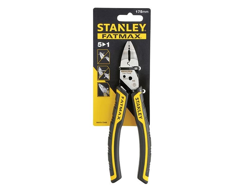 Stanley FatMax 5-in-1 Diagonal Pliers 180mm 7in STA075468 Stanley