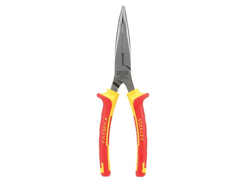 Stanley FatMax Bent Long Nose Pliers VDE 200mm STA084008 Stanley