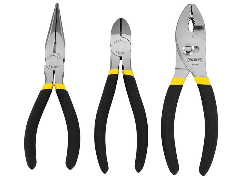 Stanley Pliers Set 3 Piece STA084114 Stanley