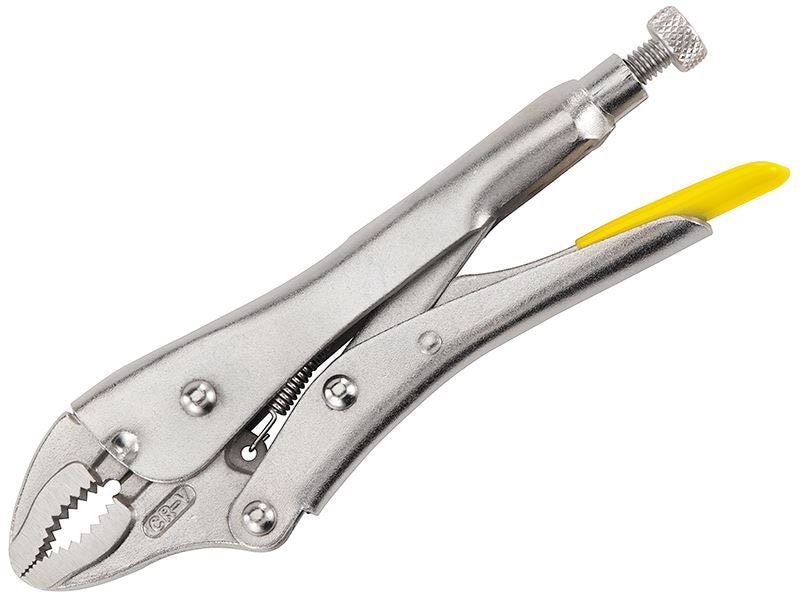 Stanley Curved Jaw Locking Pliers 225mm 9in STA084809 Stanley