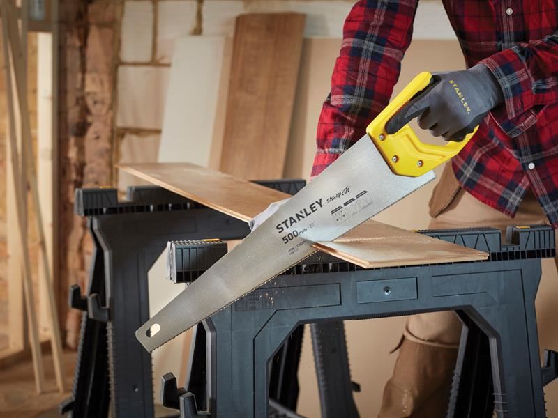 Stanley Sharpcut Handsaw 500mm 20in 11 TPI STA120371 Stanley