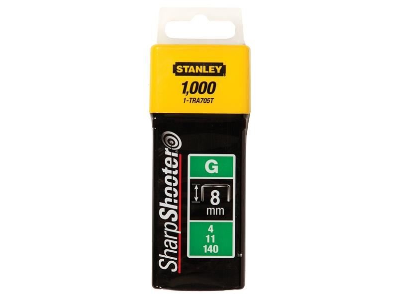 Stanley TRA705T Heavy-Duty Staple 8mm Pack 1000 STA1TRA705T Stanley