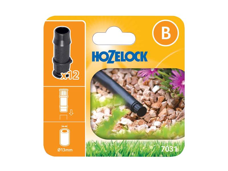 Hozelock 7031 End Plug 13mm Pack 12 Hozelock