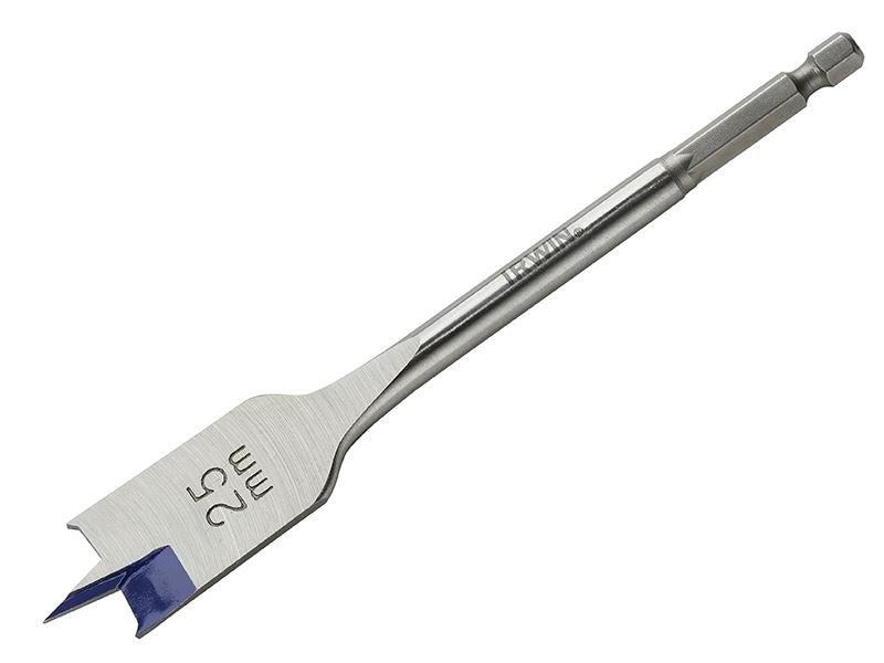 Irwin Blue Groove 4x Flat Wood Bit 14 X 152mm IRWIN