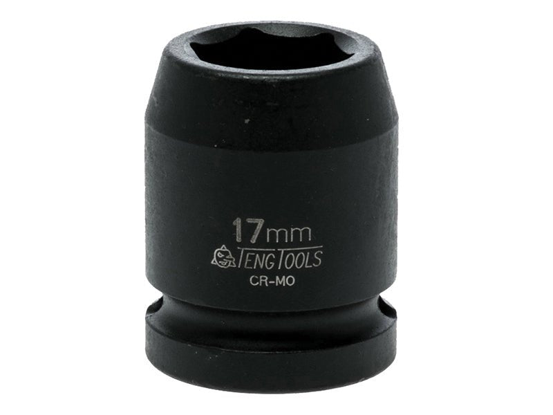 Teng Impact Socket Hexagon 6-Point 1/2in Drive 17mm Teng Tools