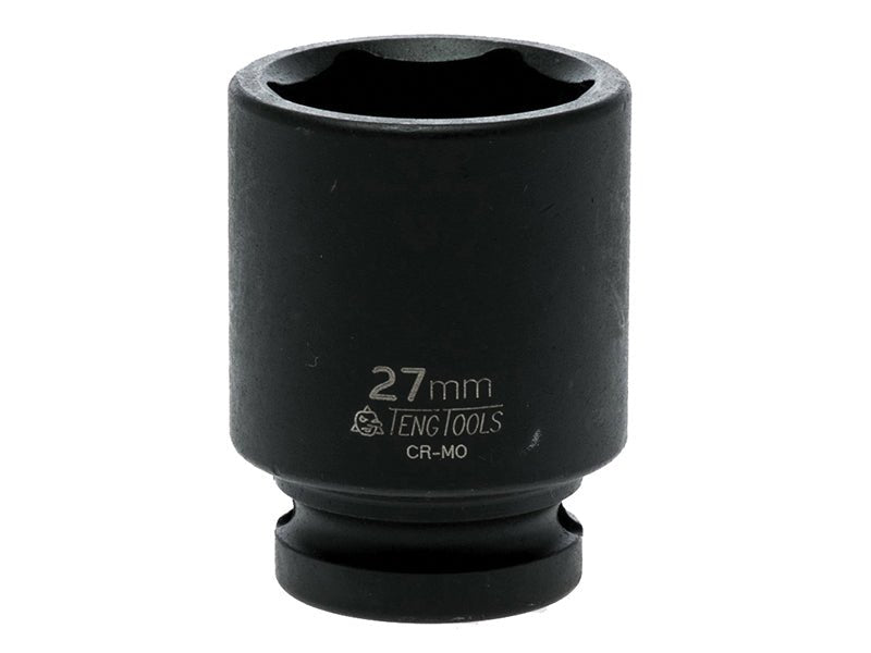 Teng Impact Socket Hexagon 6-Point 1/2in Drive 27mm Teng Tools