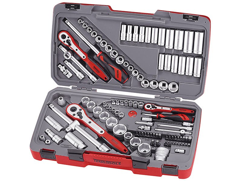 Teng TM111 Tool Set of 111 Metric & AF 1/4in 3/8in & 1/2in Drive Teng Tools