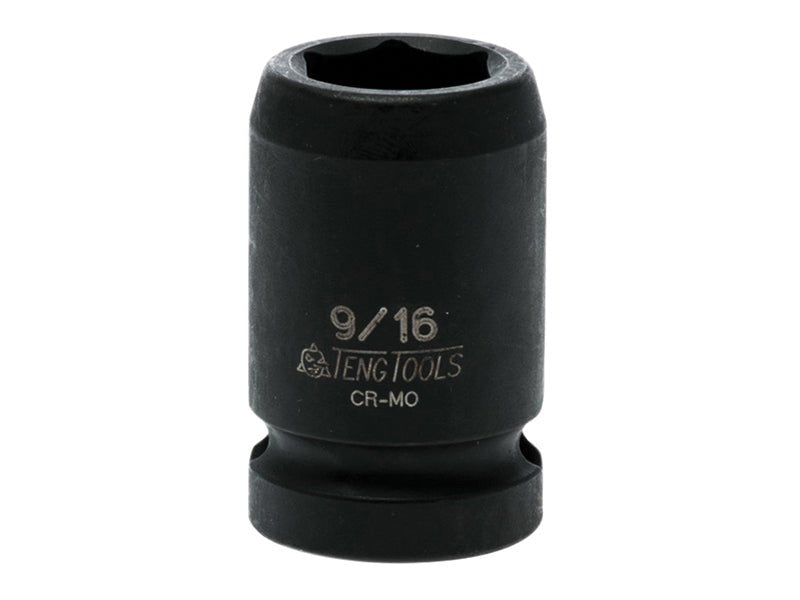 Teng Impact Socket Hexagon 6-Point 1/2in Drive 9/16in Teng Tools