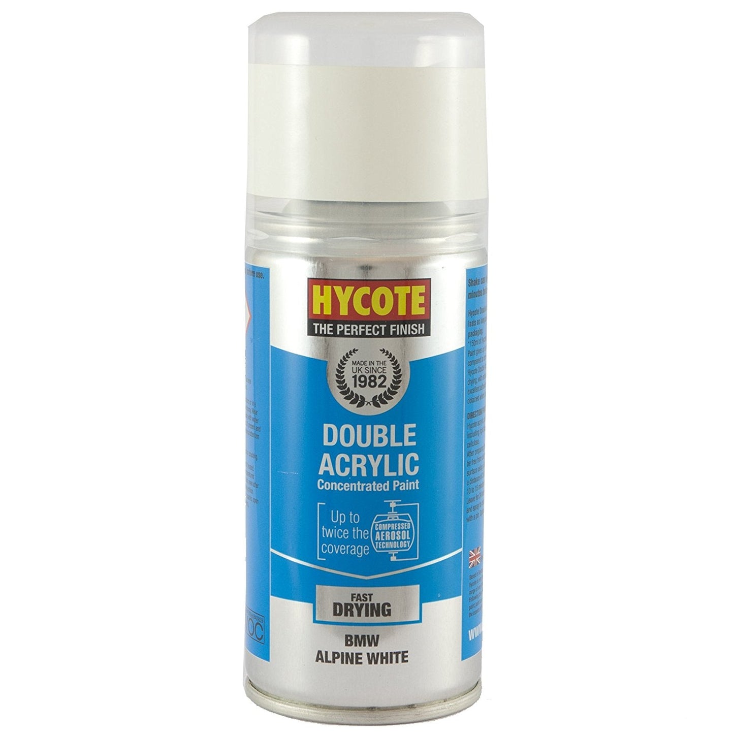Hycote Bmw Alpine White Double Acrylic Spray Paint 150Ml Xdbm601 Hycote
