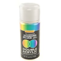 Hycote Volkswagen Diamond Silver Metallic Double Acrylic Spray Paint 150Ml Xdvw402 Hycote