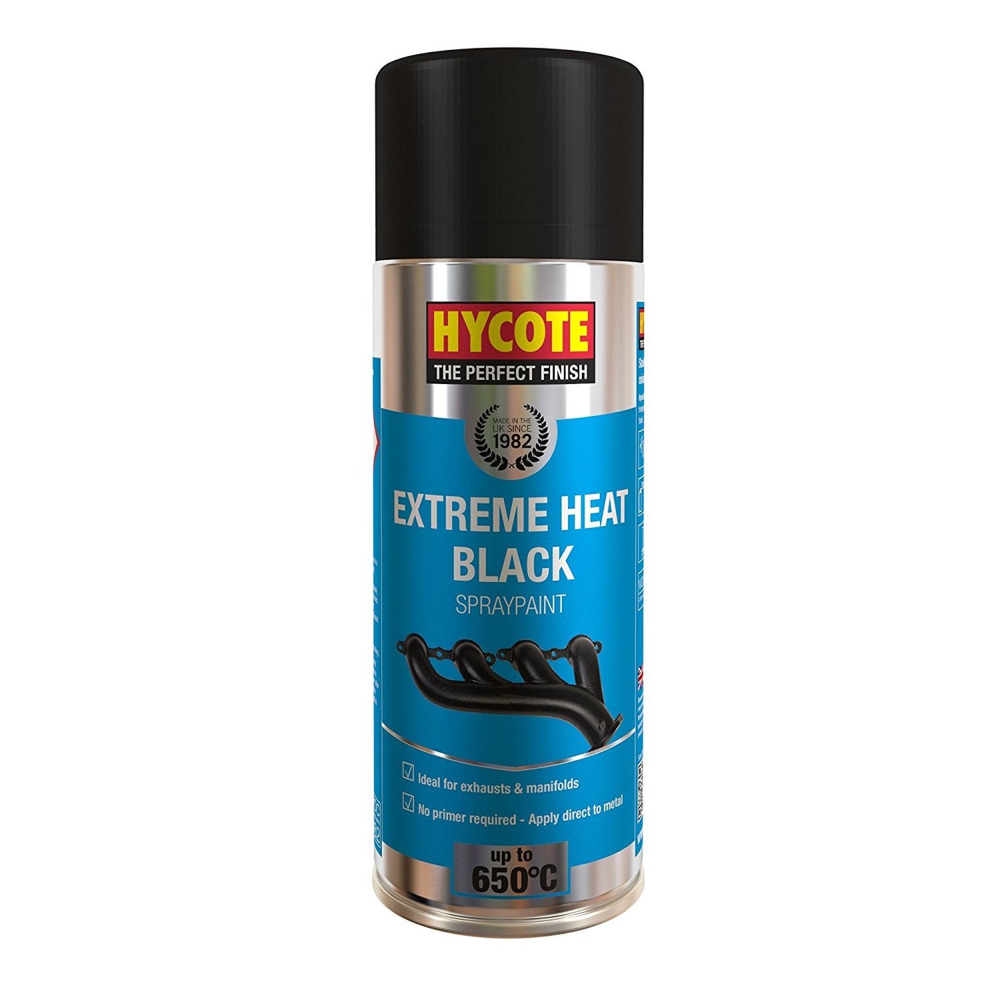 Hycote Vht Black Very High Temperature Spray Paint 400Ml Xuk1001 Hycote