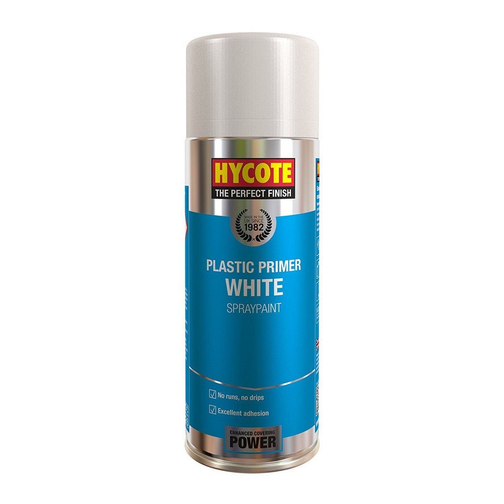 Hycote White Plastic Primer Spray Paint 400Ml Xuk610 Hycote