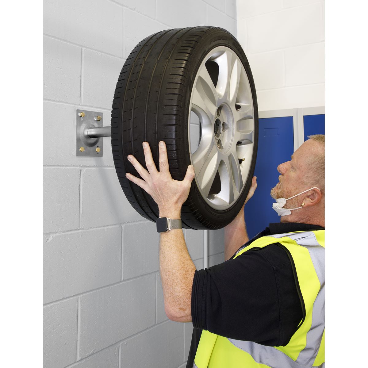 Sealey APWH Wall Mountable Storage Hooks - Set of 4 Sealey