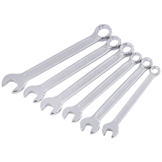 Elora 04212 Midget Metric Combination Spanner Set 6 Piece Elora