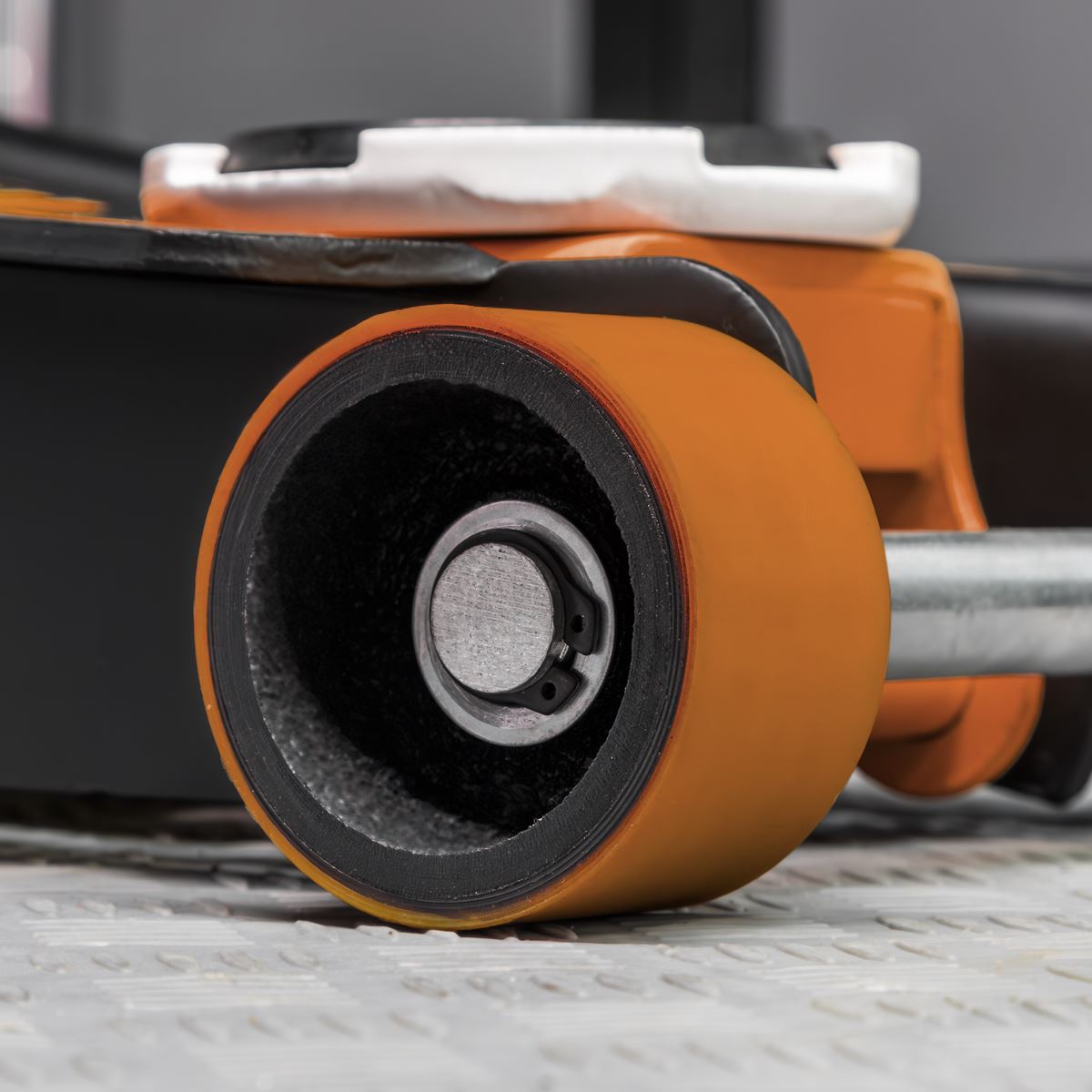 Sealey 3040AO Premier Low Profile Trolley Jack with Rocket Lift 3 Tonne - Orange Sealey