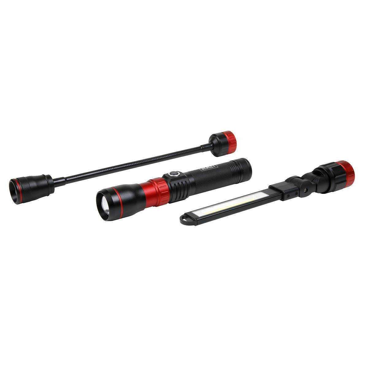 Sealey LED0131R Interchangeable 3-In-1 COB LED Inspection Light Rechargeable Sealey