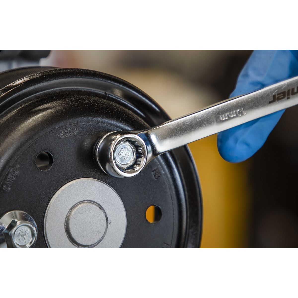 Sealey AK63950 Combination Spanner Set Anti-Slip 12pc Metric - Platinum Series Sealey