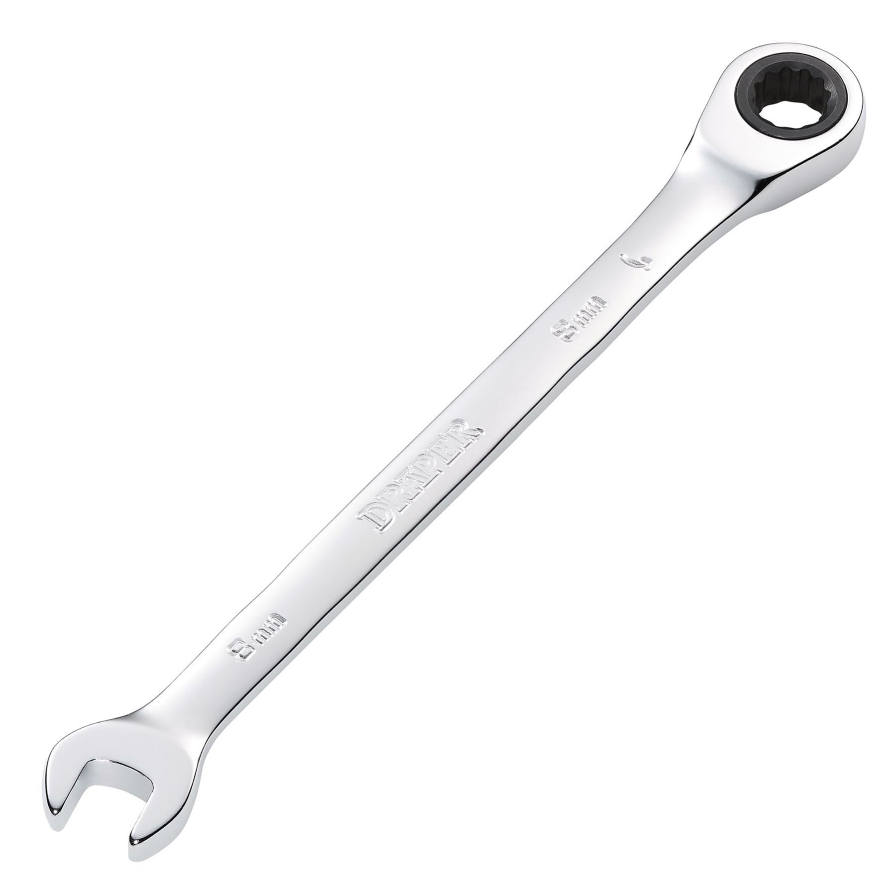 Draper 31005 Metric Ratcheting Combination Spanner 8mm Draper