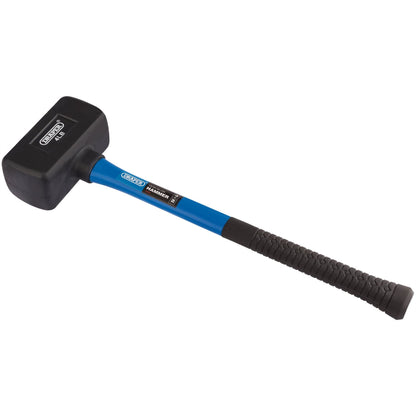 Draper 74319 Rubber Dead Blow Hammer with Fibreglass Shaft 1.8kg/4lb Draper