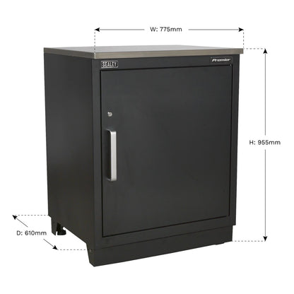 Sealey APMS01 Modular Floor Cabinet 1 Door 775mm Heavy-Duty Sealey