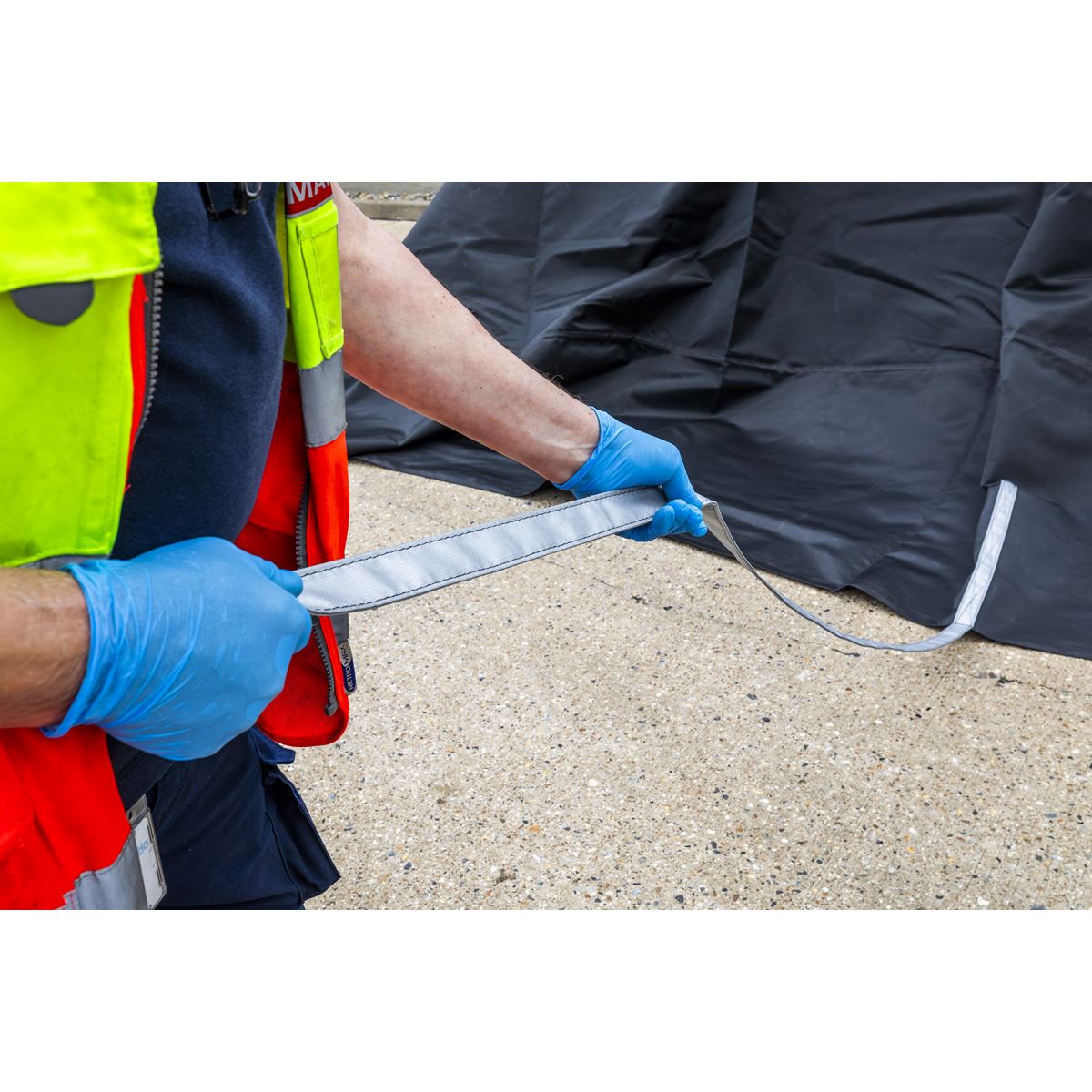 Sealey EV1000 Vehicle Fire Safety Blanket - PU Coated 6 x 8m Sealey