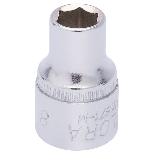 Elora 25846 Hexagon Socket 3/8" Sq. Dr. 8mm Elora