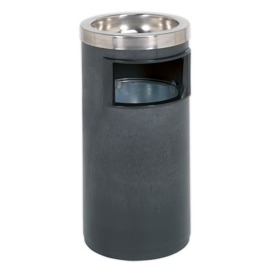Sealey RCB06 Cigarette Ashtray & Litter Bin 8L Sealey