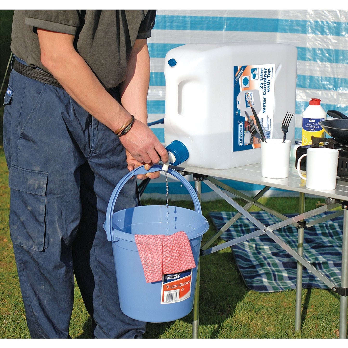 Draper 23247 Water Container with Tap 25L Draper