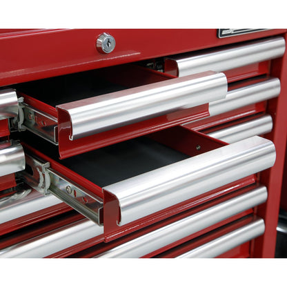 Sealey AP33109 Topchest 10 Drawer with Ball-Bearing Slides - Red Sealey