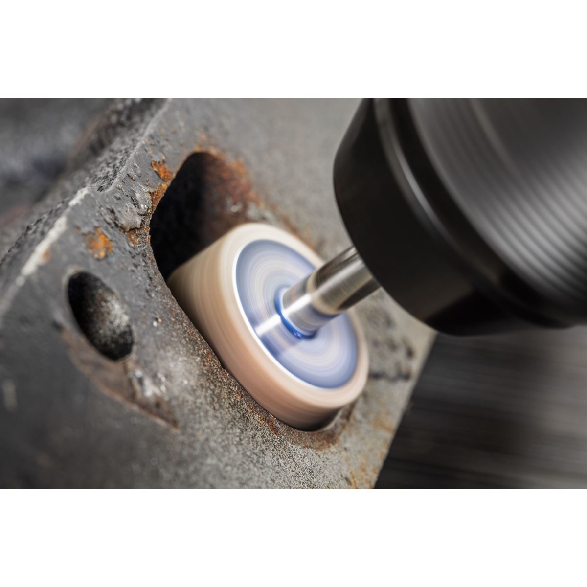 Sealey FW2510ASS Abrasive Flap Wheel Ø25 x 10mm Ø6mm Shaft Assorted Grit - Pack of 5 Sealey