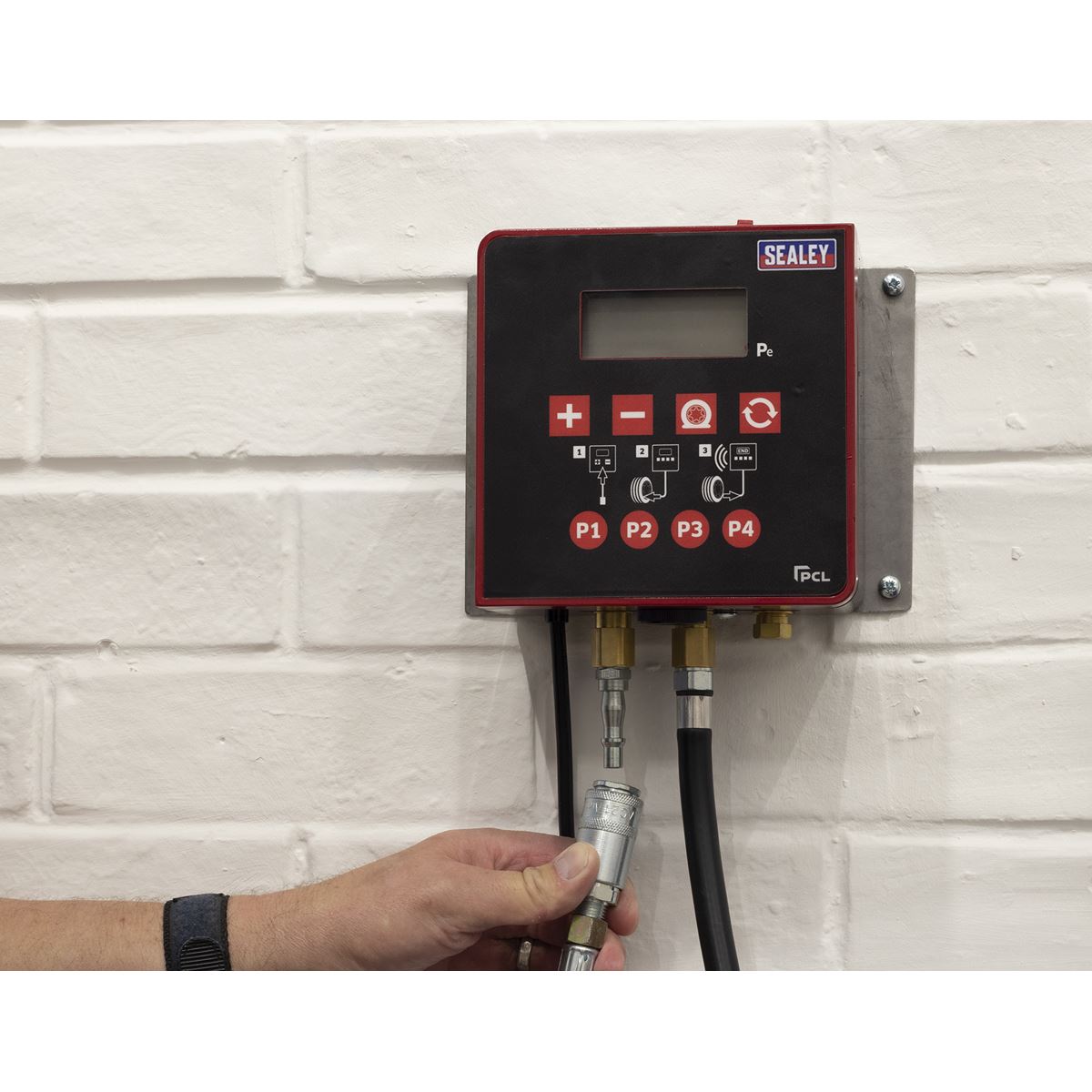 Sealey SA390 Qube Digital Tyre Inflator Professional with OPS & Nitrogen Purge Sealey