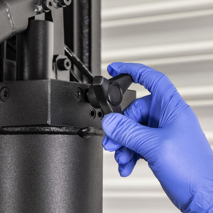 Sealey PPF100S Viking Floor Type Air/Hydraulic Press with Sliding Ram & Foot Pedal 100 Tonne Sealey