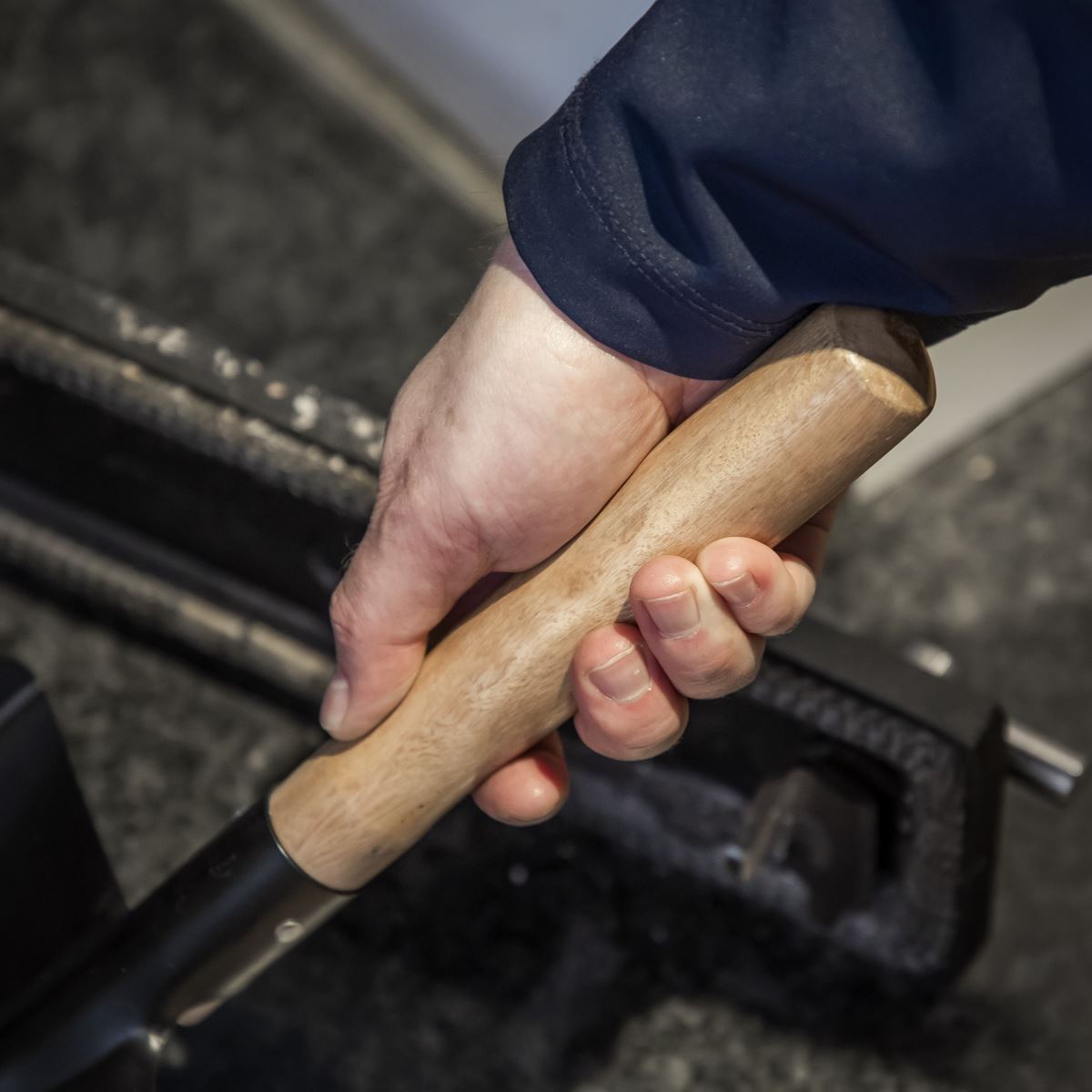 Sealey SS09 Coal shovel 8" with 228mm Wooden Handle Sealey