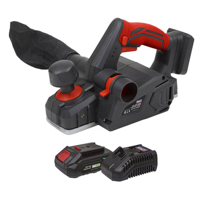 Sealey CP20VEPKIT1 20V 2Ah SV20 Series Cordless Planer Kit Sealey