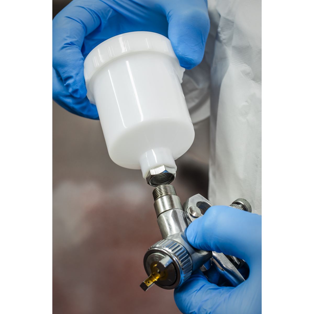 Sealey S631 Spray Gun Touch-Up Gravity Feed - 1mm Set-Up Sealey