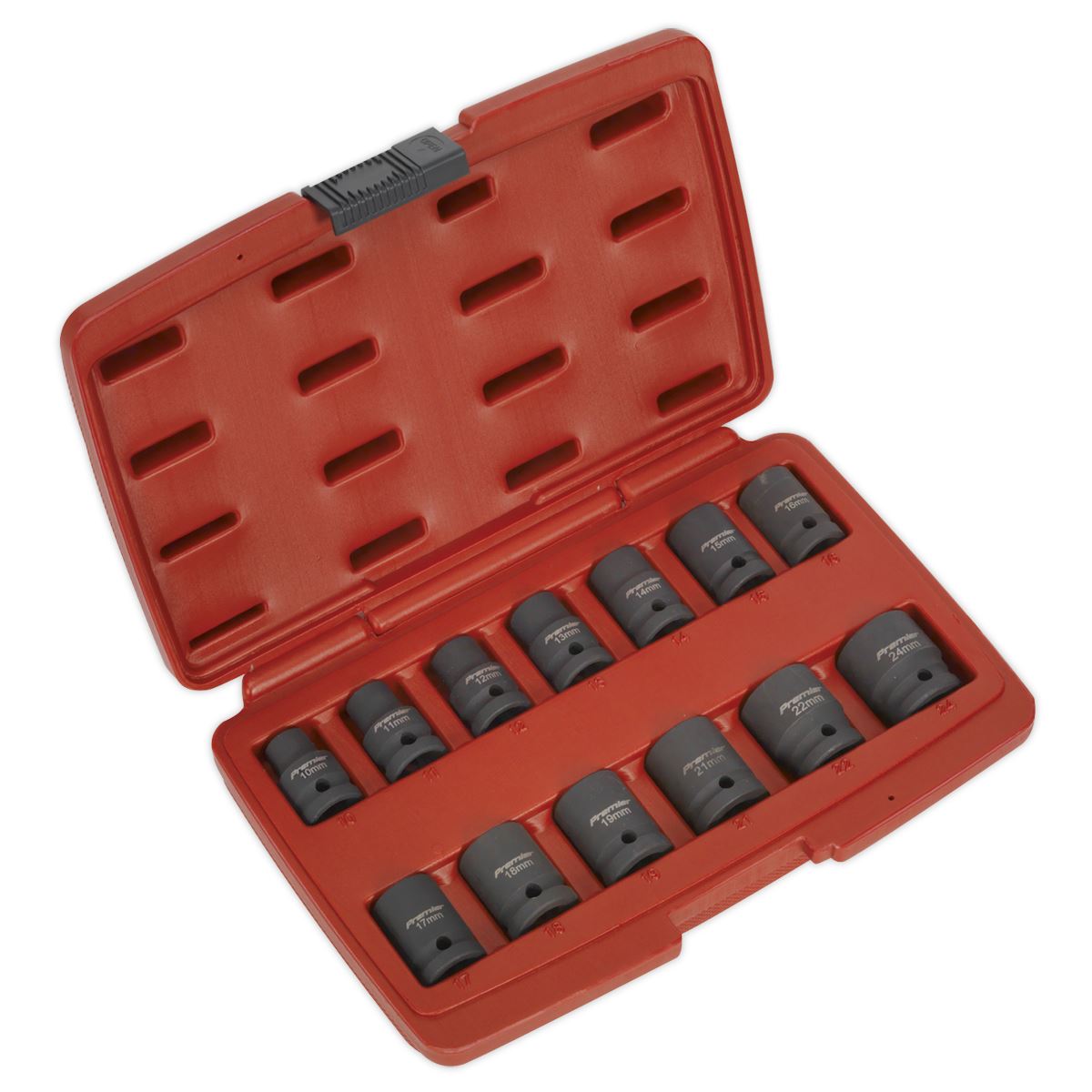 Sealey AK5613TD Impact Socket Set 13pc 1/2"Sq Drive Total Drive® Sealey