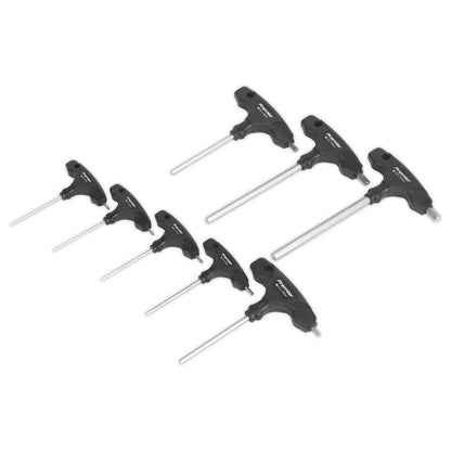 Sealey AK7143 Hex Key Set 8pc T-Handle Metric Sealey