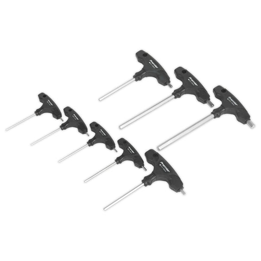 Sealey AK7143 Hex Key Set 8pc T-Handle Metric Sealey