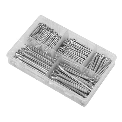 Sealey AB003SP Split Pin Assortment 230pc Large Sizes Metric & Imperial Sealey